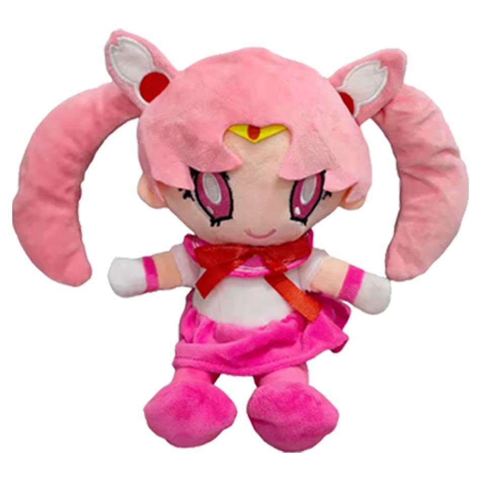 20 см Кавайная Плюшевая Лунная Кошка Аниме Кукла Милая Девочка Сердце Наполненная Игрушка для Домашнего Декора Спальни Подарок на День Рождения