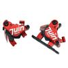 Комплект гидравлических дорожных дисковых тормозов JUIN TECH F1 Flat mount Road CX 160 мм с ротором JT1908, красный,
