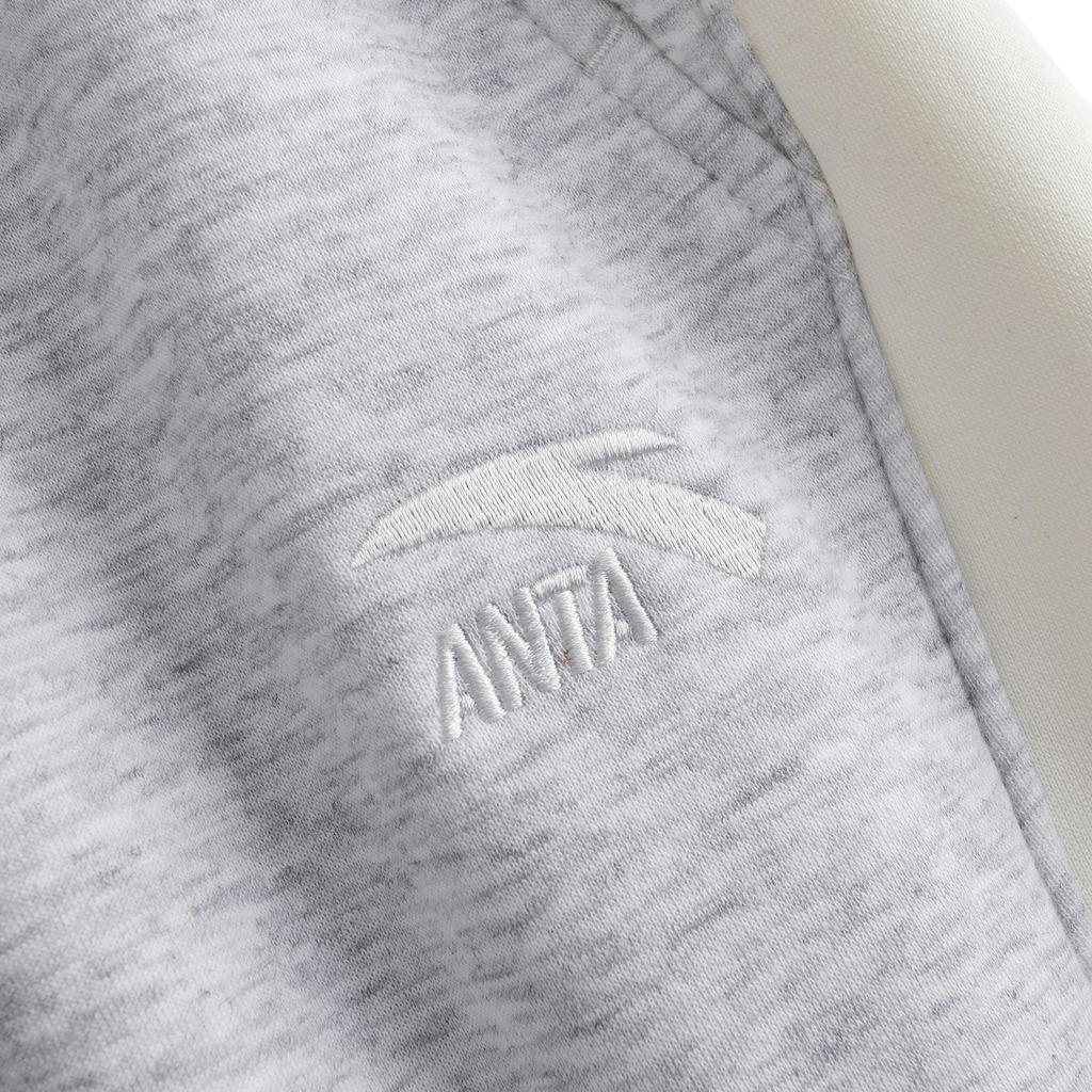 Anta Серия Lifestyle Длинные брюки 2026 Весна Мужские вязаные спортивные брюки Мужские брюки Серый Серый-Узор 952618301-1