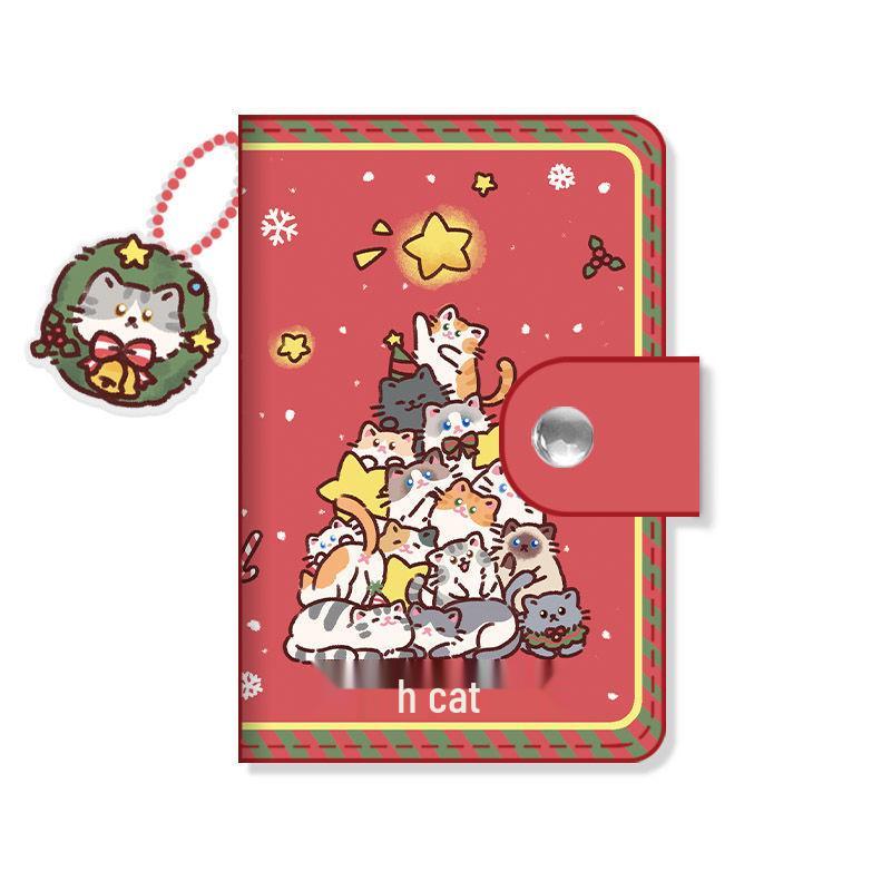 Korean Style Leather Card Holder: Women's Large Capacity Anti-Magnetic Purse with Multi-Card Slots and Coin Storage.