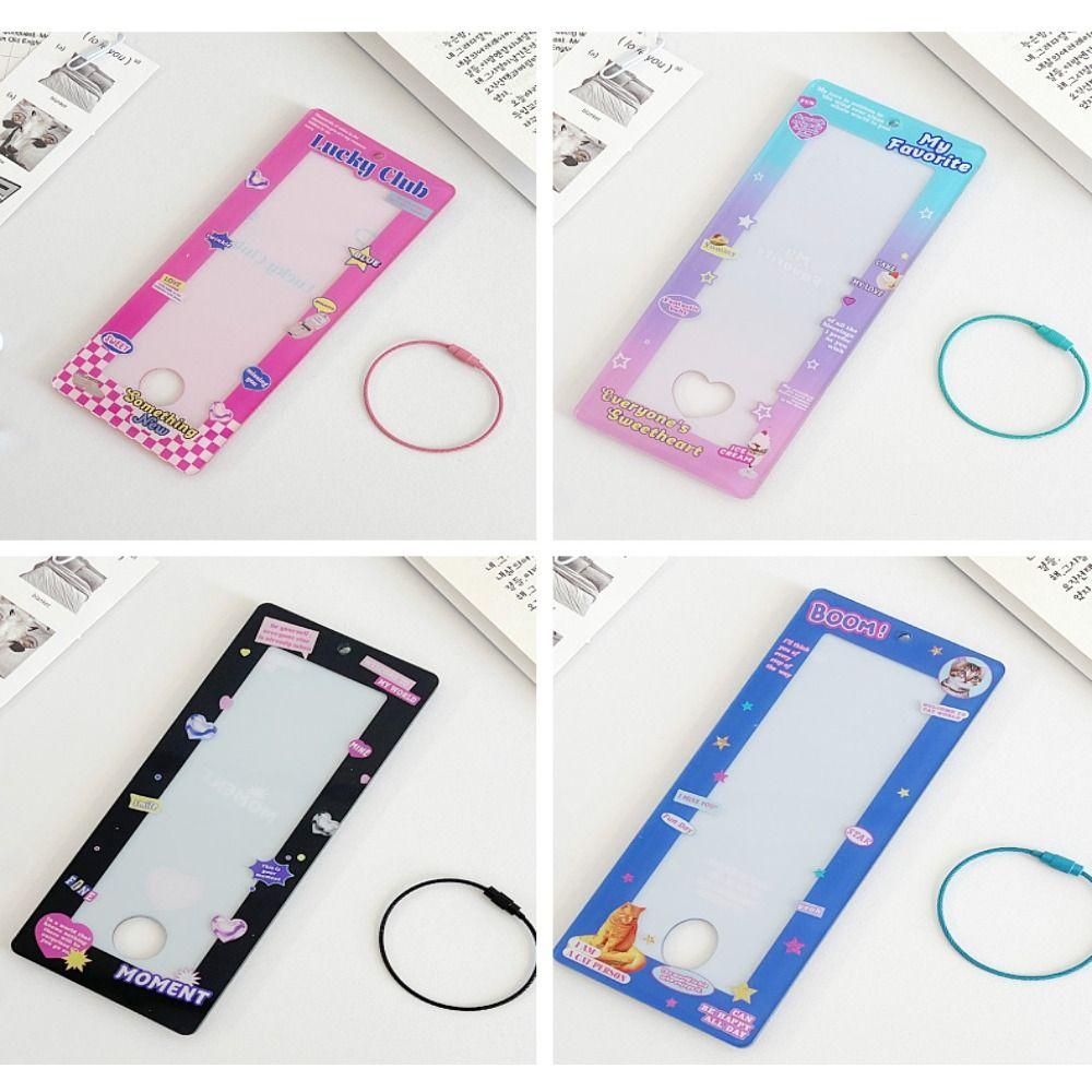 Ретро фотоальбом Акриловый держатель для фотокарточек Рамки для фотобудки Студент