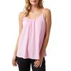 Camisole Top for Women Loose Cami Top with Built-in Padded Bra Summer Flowy Pleated Spaghetti Strap Tank Top for Daily Wear Exercise