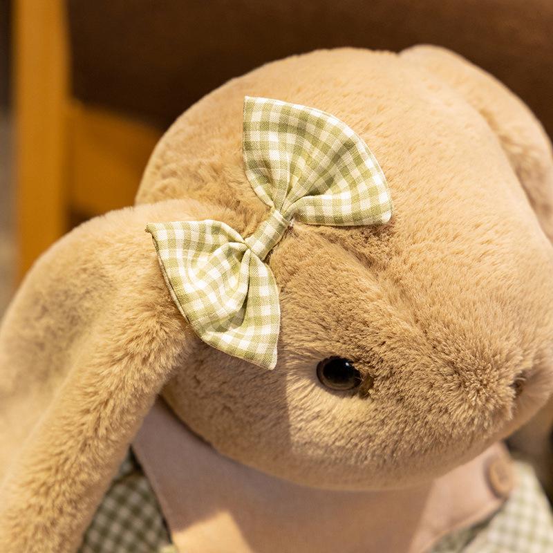 Милая плюшевая игрушка Зайчик Лили с длинными ушами - Подарок для малыша и тряпичная кукла