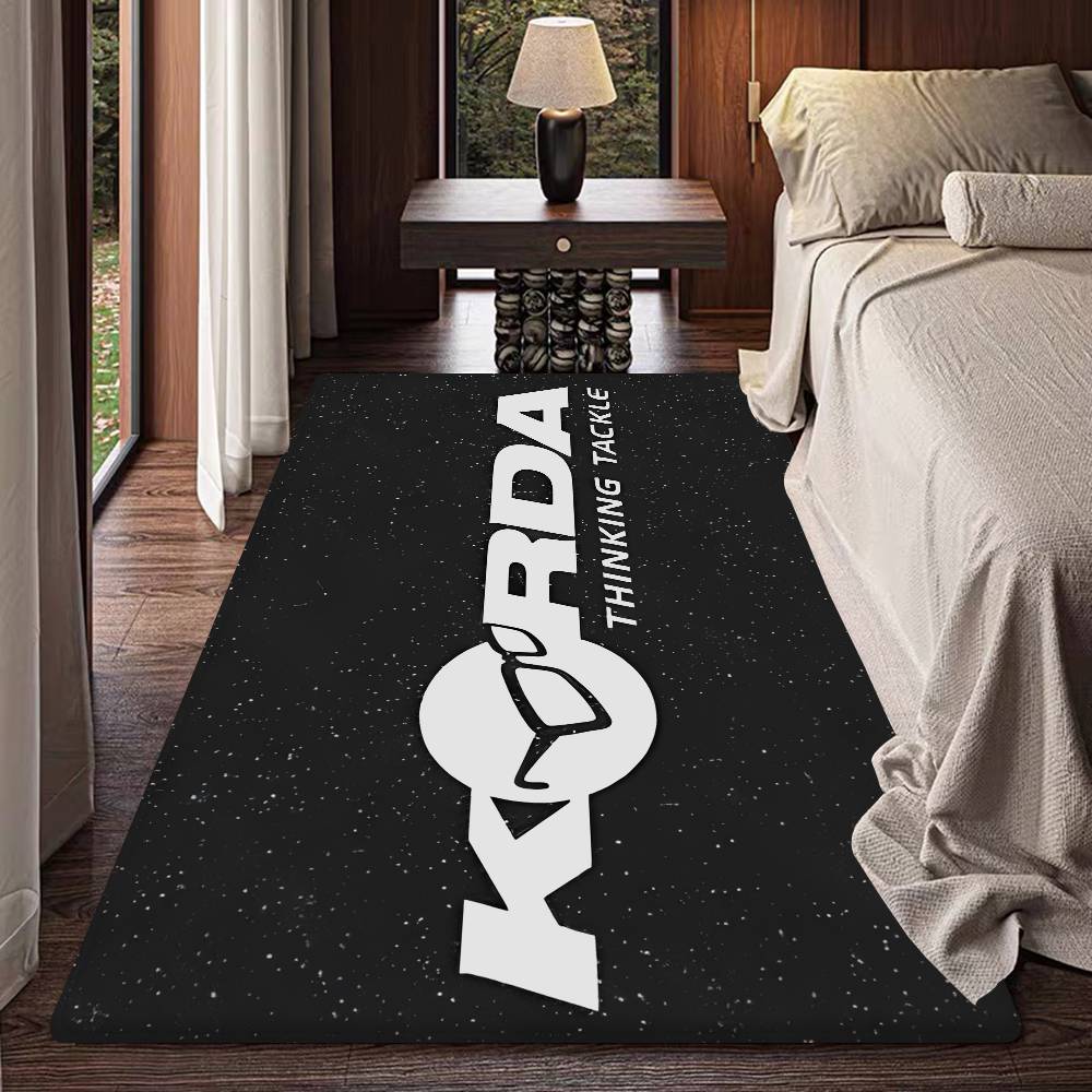 Korda Fishing Logo Kitchen Mat Kids Room Bedroom Decoration Balcony Anti-Slip Doormat Living Room Alfombra