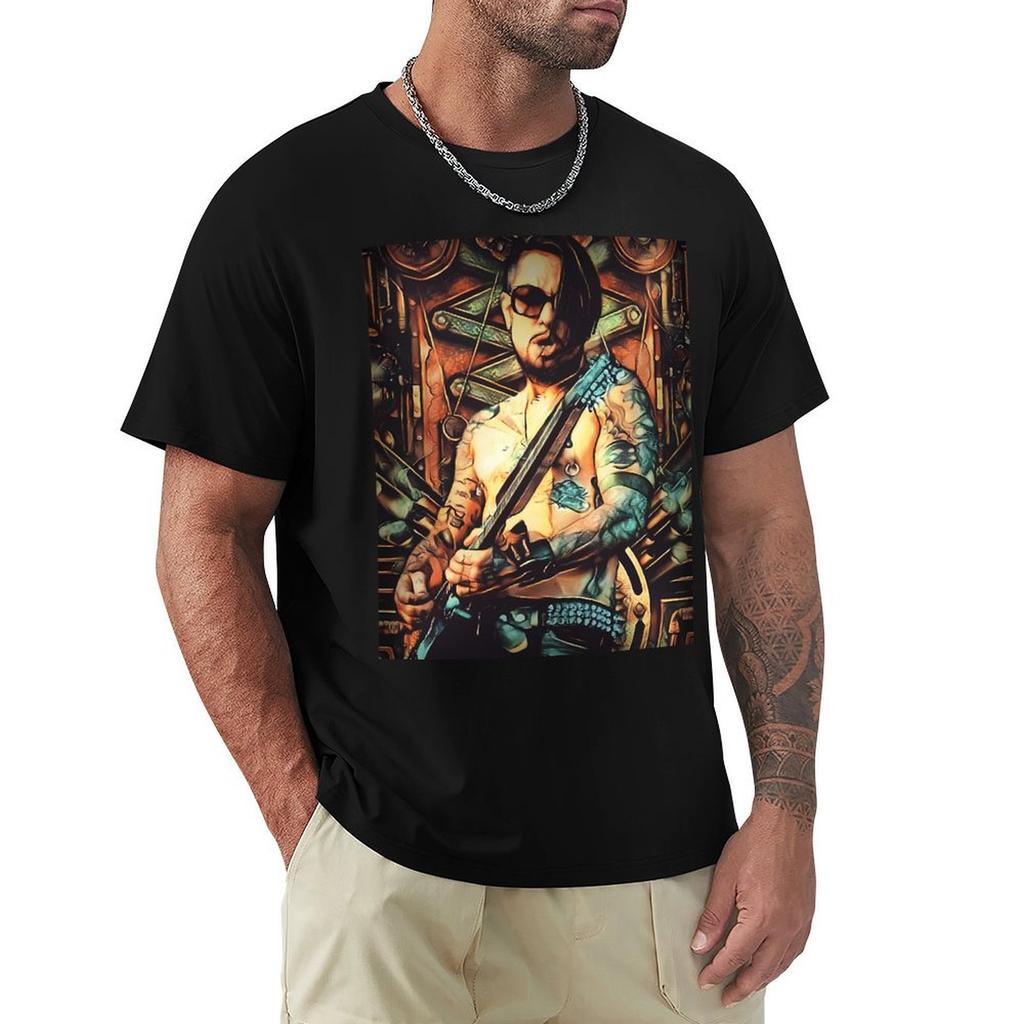 Dave Navarro TShirt Soft Stretch Short Sleeve Top