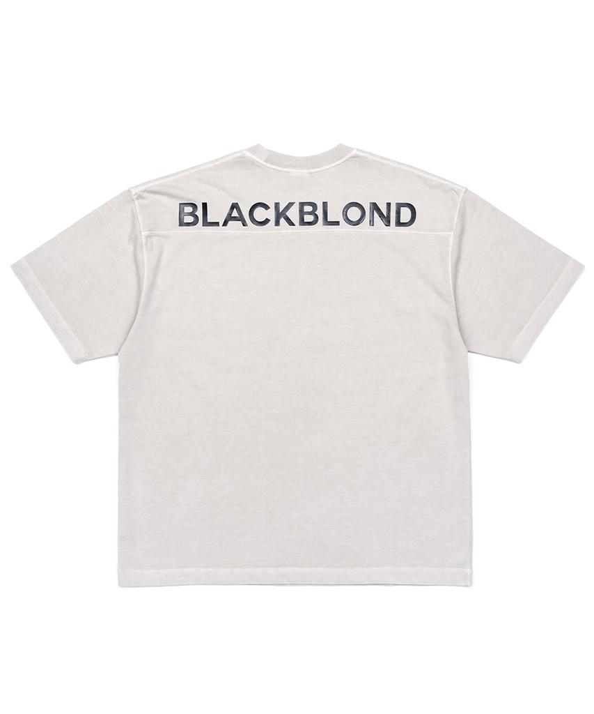 BLACKBLOND Vividi Hidden Slogan Pigment Short Sleeve T-Shirt (Sand)