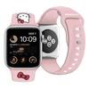 Hello Kitty Strap HKAWLSCHBLP AppleWatch 42/44/45/49mm pink/pink strap Silicone Kitty Head