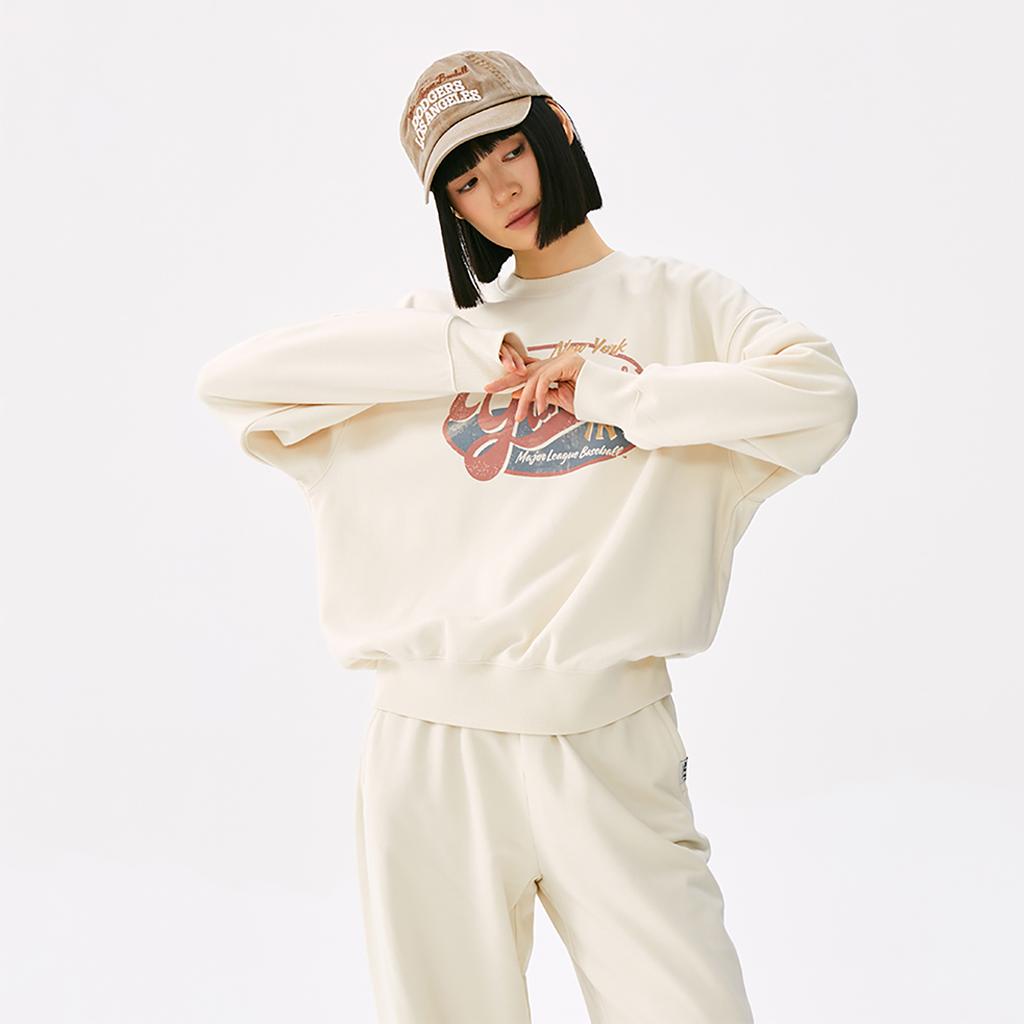 New MLB Preppy Style Collection New York Yankees 25FW Sweatshirt Unisex 3AMTV1054-50CRS