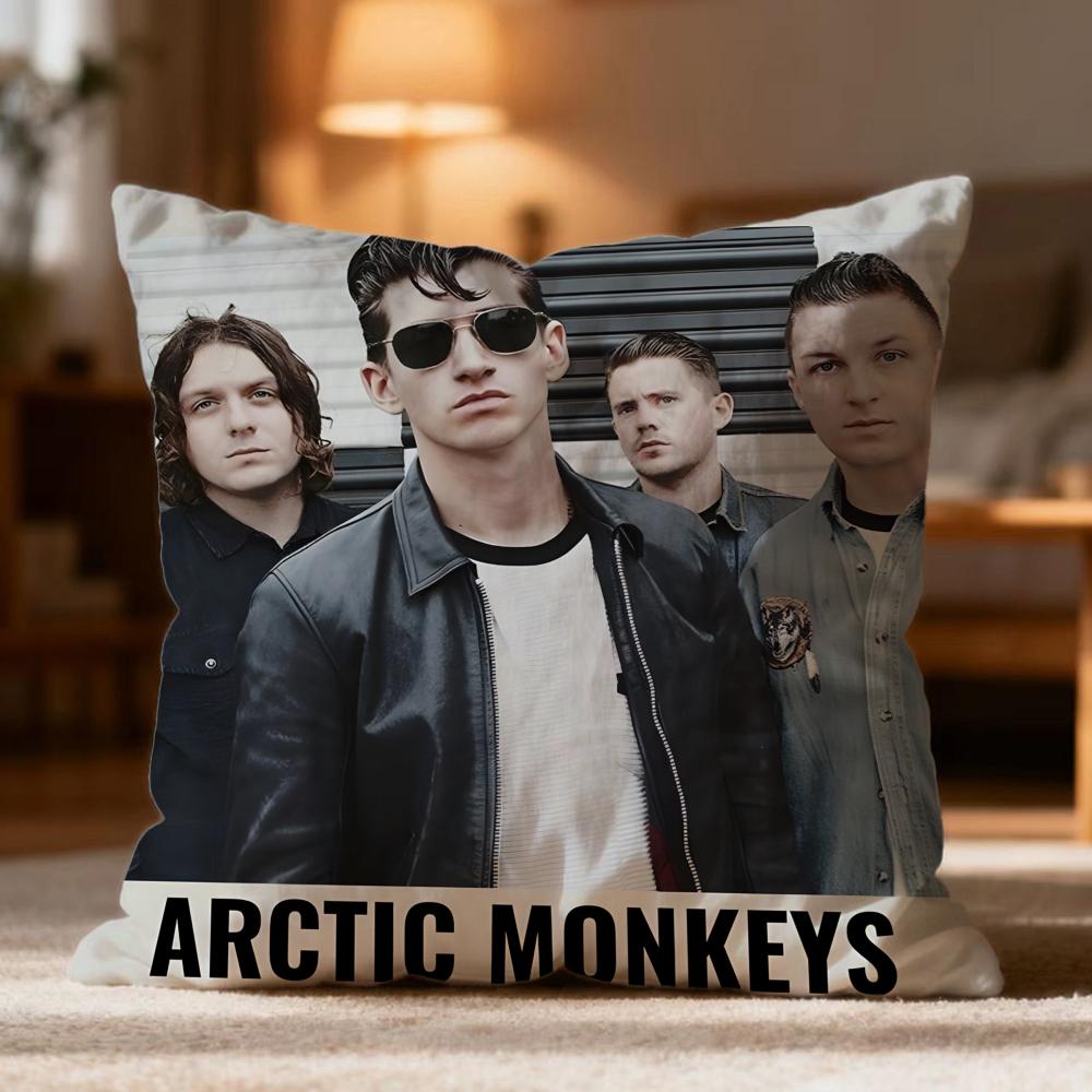Популярная наволочка Arctic Monkeyses Мягкая стирающаяся наволочка для подушки Многоцелевая для дивана, кровати, путешествий, офиса