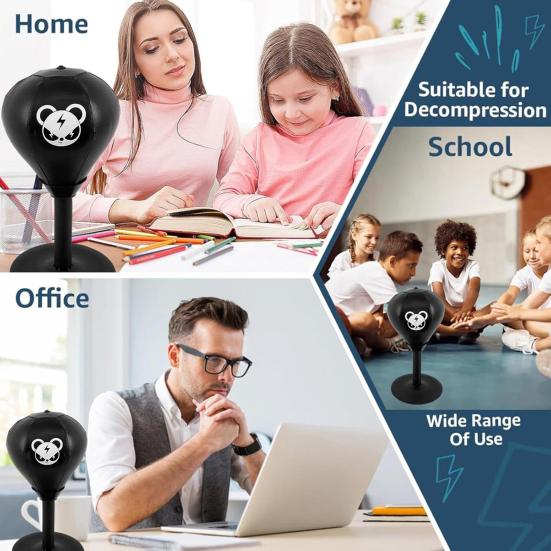 Desktop Punching Bag Boxing Relaxation Toys Fun Punch Rage Bag Reduce Discomt