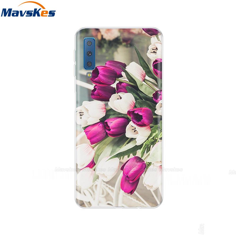 Силиконовый Чехол Для Samsung Galaxy A7 2018 Чехол A750 A750F Чехол 6.0' ТПУ Чехол для Телефона Для Samsung A 7 2018 750 750F Fundas Coque