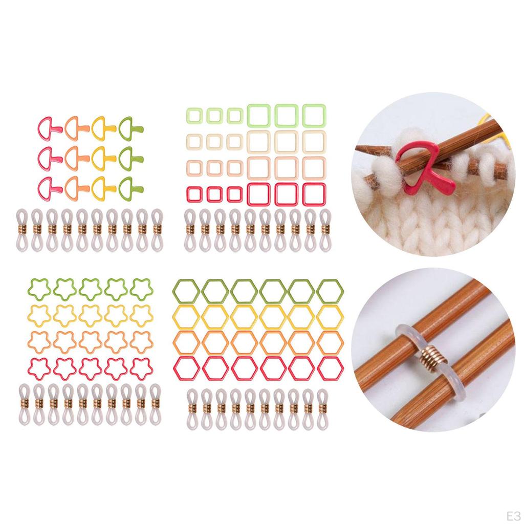 Маркер для вязания крючком, фиксирующие маркеры, гладкий многоразовый зажим для игл для рукоделия ручной работы