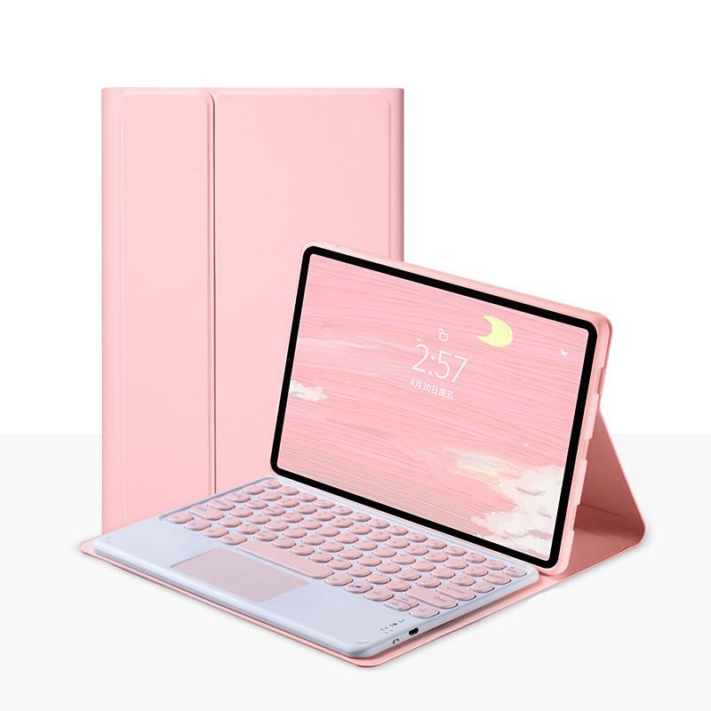 Чехол-клавиатура для Redmi Pad Чехол-обложка Русский Испанский Иврит Арабский Клавиатура с тачпадом для планшета Redmi Pad 10.61