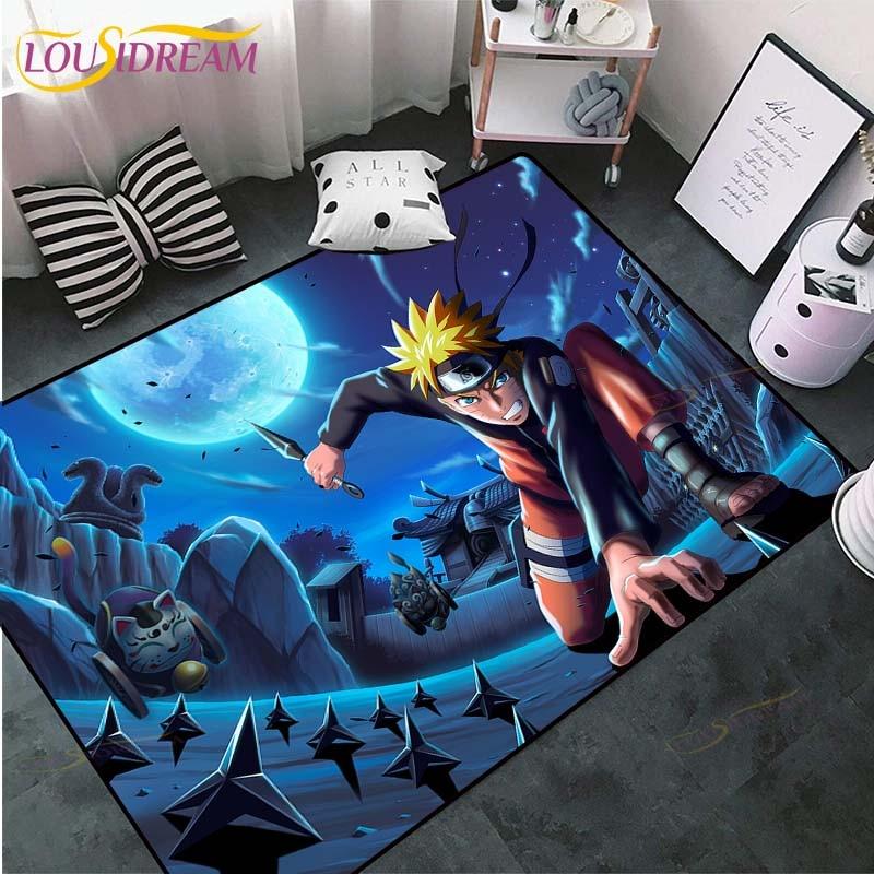 Аниме Наруто узор ковры гостиная противоскользящий коврик детские коврики для спальни коврик для йоги большой ковер декор
