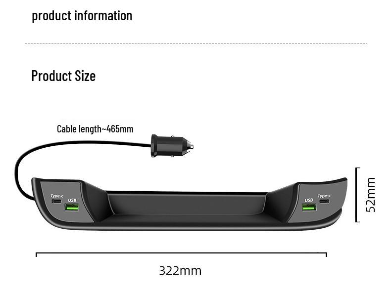 21-23 Highlander/Crown Land Cruiser USB-зарядка: Умное расширение быстрой зарядки.