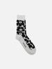 Marimekko Kirmailla Unikko Socks, Women's, Size 34, Gray and White, 52_1_52229191498