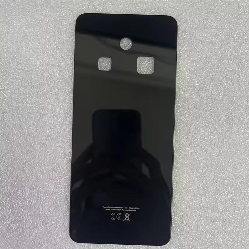 Для Xiaomi Redmi 14C 2411DRN47C 2409BRN2CA Стеклянная задняя крышка аккумулятора Панель задней двери Задний корпус Замена