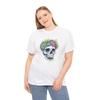 Skull with Flower T-Shirt - Beautiful Floral Tee for Zen Calm Vibes