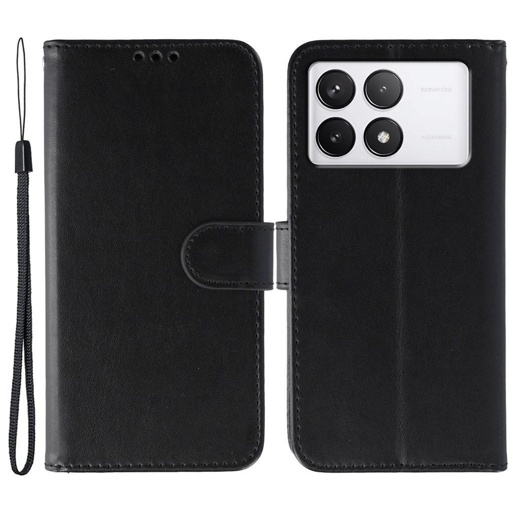 For Xiaomi 14T Cases PU Leather Flip Wallet Phone Cover with Strap