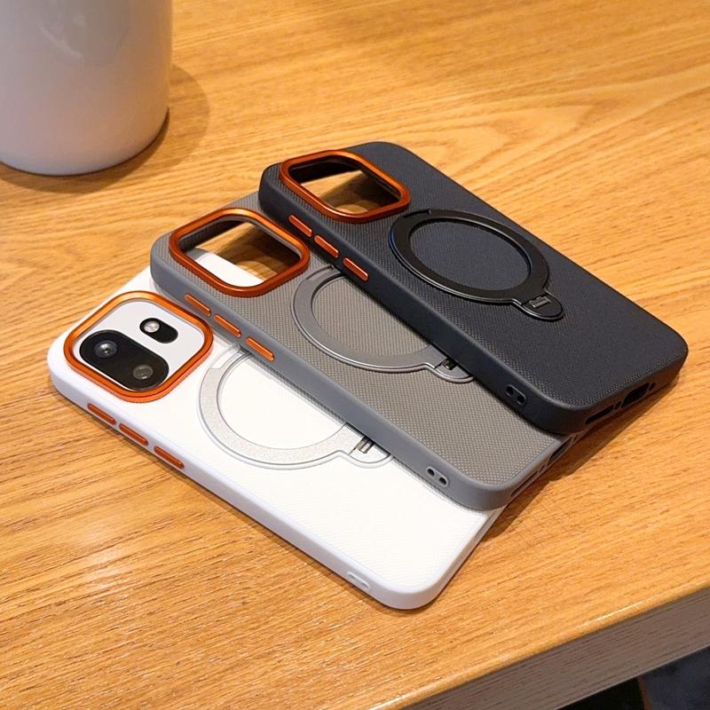 For Oneplus 15T Case Magnetic Ring Holder Metal Lens 360° Rotating Ring Kickstand Protection Capa
