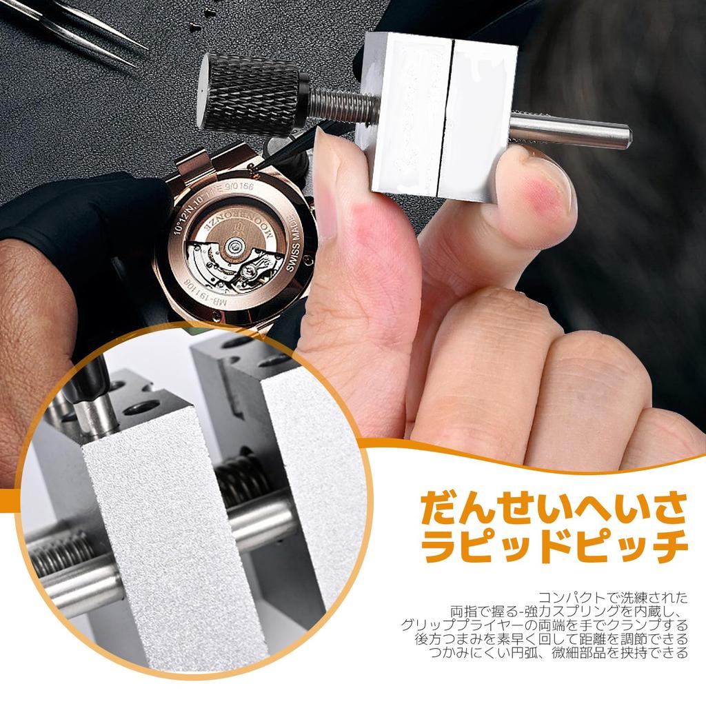 CMD Mini Metal Vise, Plastic Model Tool, Desktop Vise, Mini Vise, High Precision, For Fine Work, Model Clamping, Fixing (B: Black)