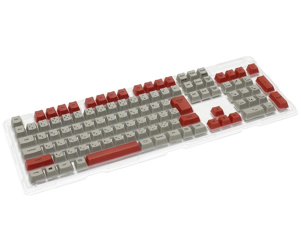 FILCO Retro Basic Keycaps Replacement Keycap Set for Japanese 108 Katakana Special FKCS108KFCZ Majestouch, Layout, Keys, Notation, Color,