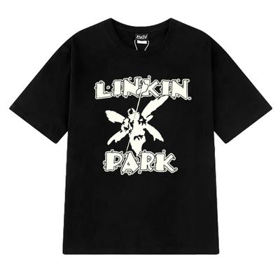Футболка с графикой Rock Band Linkin Park Hybrid Theory Мужская Женская харадзюку Хип-хоп уличная одежда Унисекс Хлопковые футболки с коротким рукавом