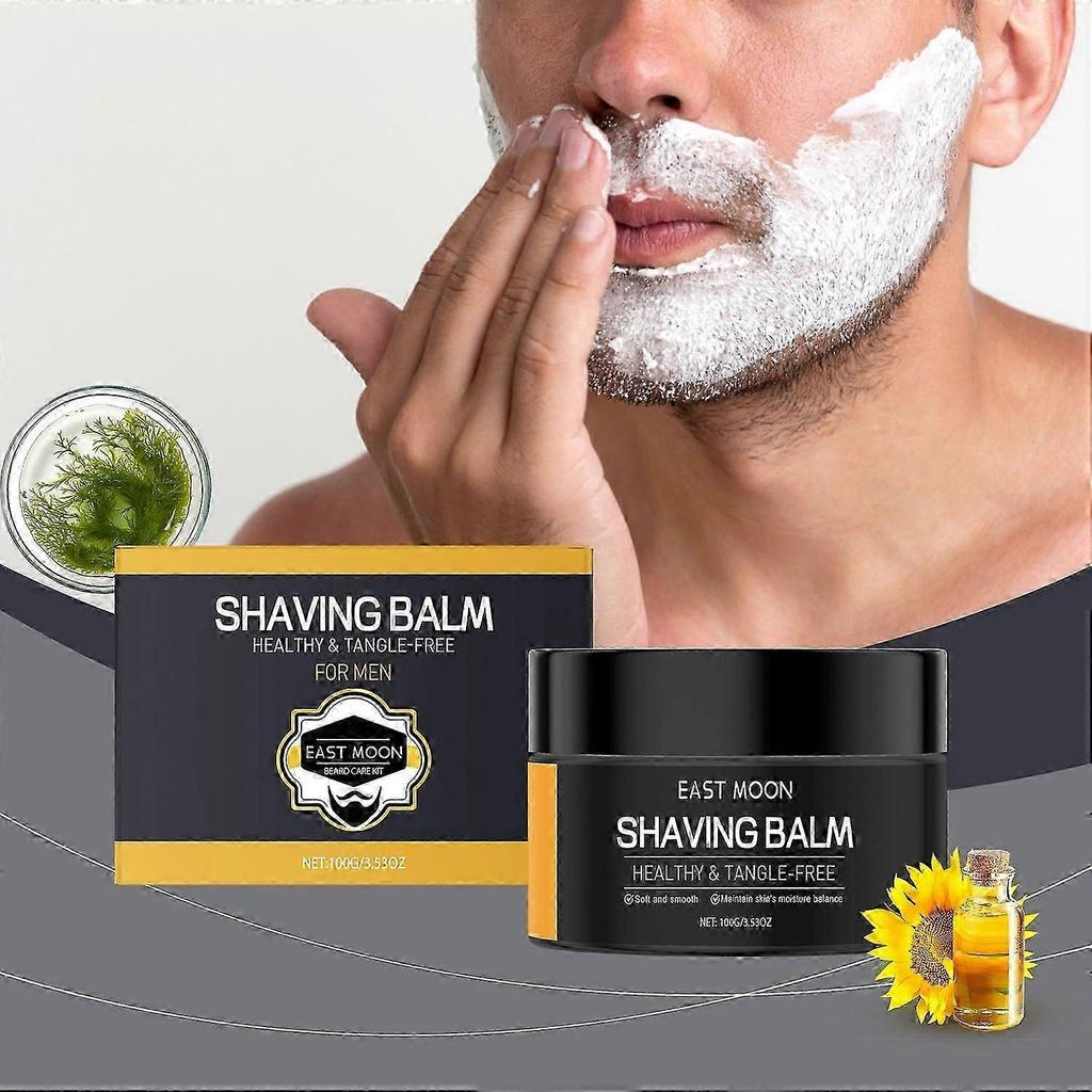 Shaving cream is smooth, comfortable, moisturizing, soft and portable, refreshing skin care shaving