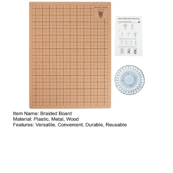 1 комплект плетеной доски, простой в использовании, прочный многоразовый инструмент для изготовления браслетов с Т-образной иглой, бытовой