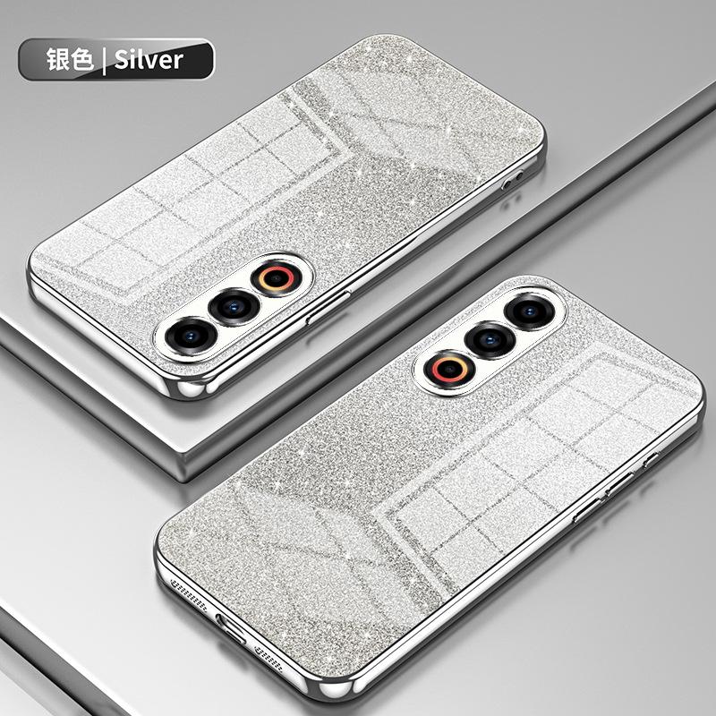 Подходит для Meizu 21 гальванический блестящий чехол для мобильного телефона Meizu 20Pro прозрачный Meizu 20 противоударный роскошный защитный чехол