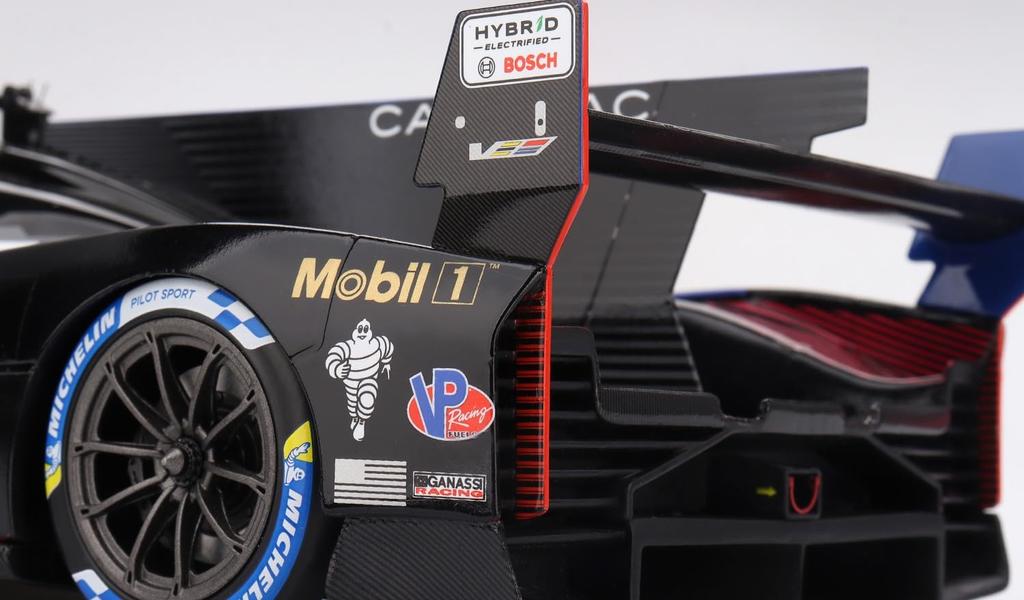 TOP SPEED Scale Cadillac V Series R IMSA Petit Le Mans 2024 Winning Car Cadillac Racing Finished Model TS0611 1/18 #01