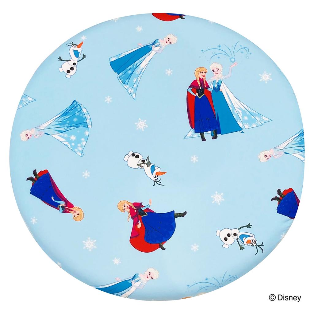 MORIPiLO Morishita Disney Frozen Подушка для сиденья Подушка для стула 40x40 см круглая крутая пена с эффектом памяти Товары с персонажами Disney Princess Синий 4621382