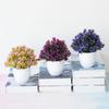 Artificial Flowers Realistic Simulated Plastic Artificial Potted Flower for Home Decor