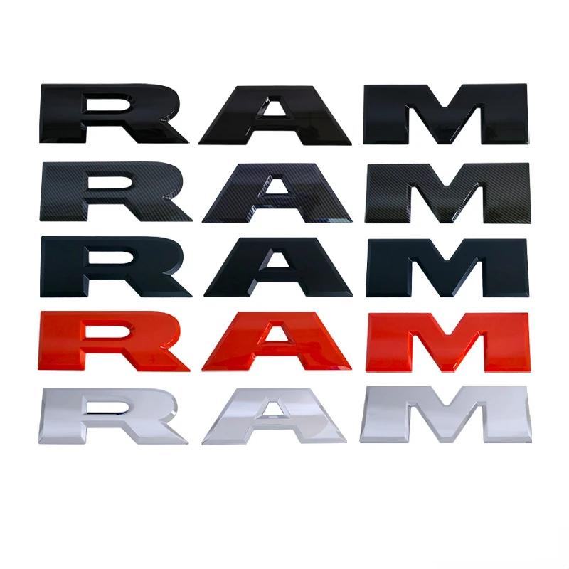 3D ABS Наклейки-шильдики на задний багажник автомобиля RAM 1500 2500 3500 2021 2020 2019 2018 2017 Автоаксессуары