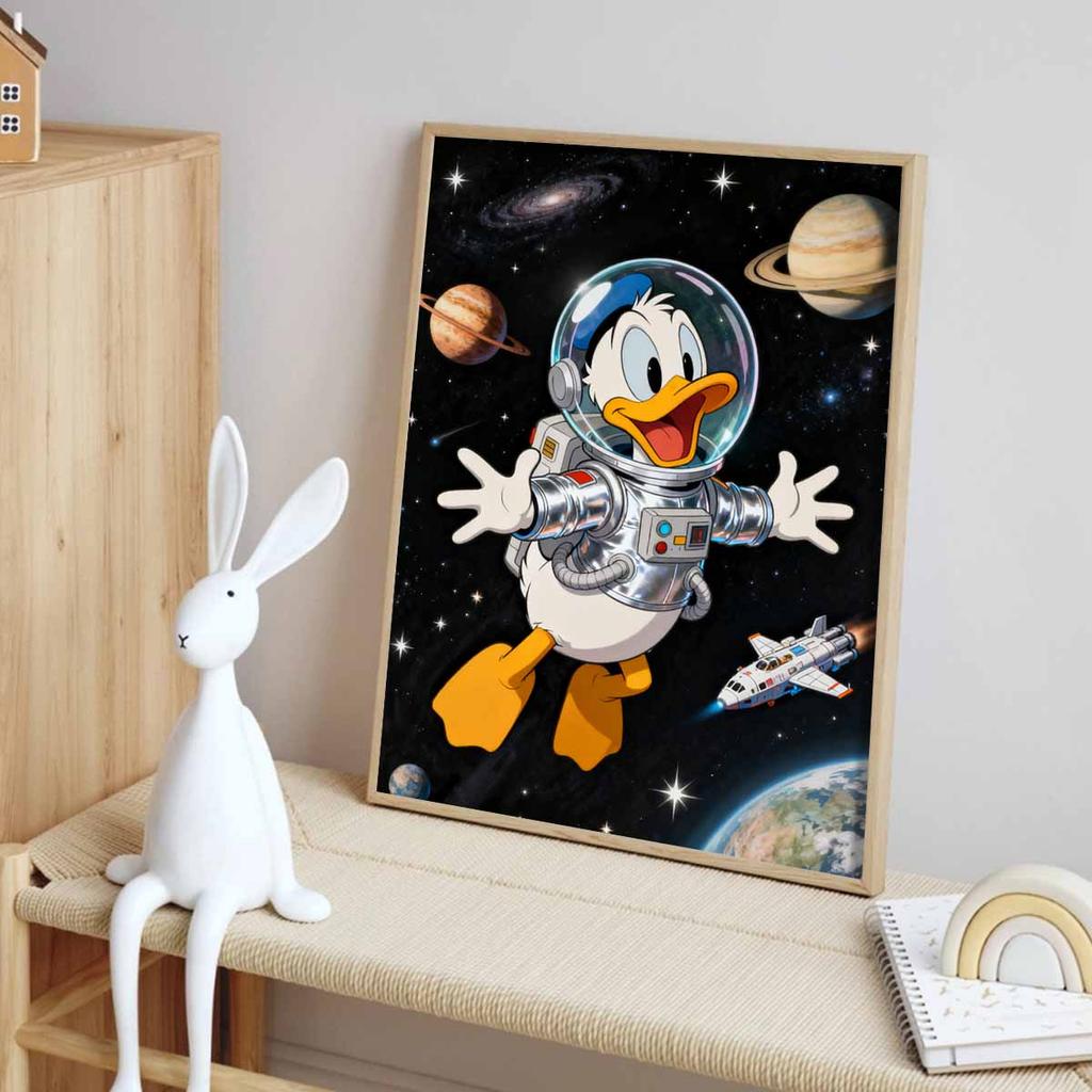 Disney Diamond Painting DIY Space Donald Duck Art Painting Set for Home Office Decoration Handmade Gifts