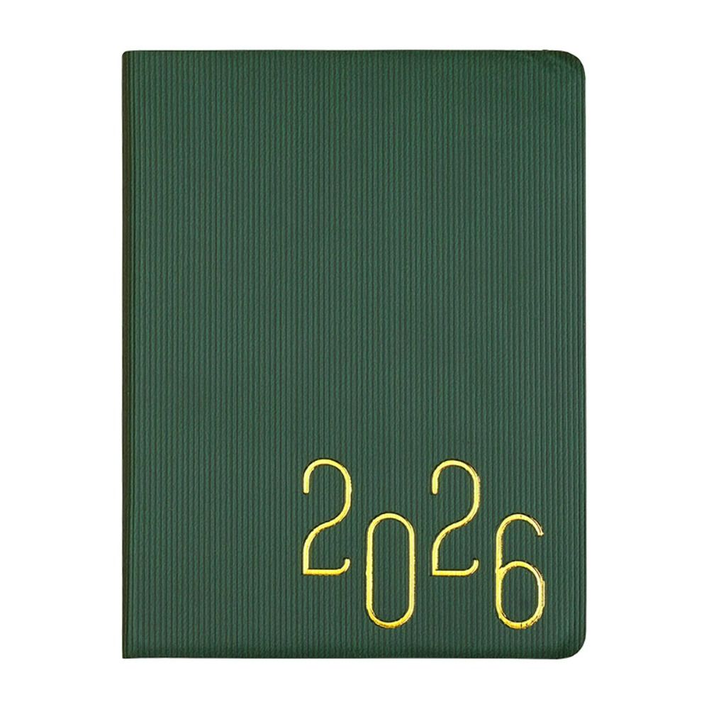 12 Months A5 Agenda Planning Notebook Pu Leather To-do List Notebook Diary Writing Pads Student