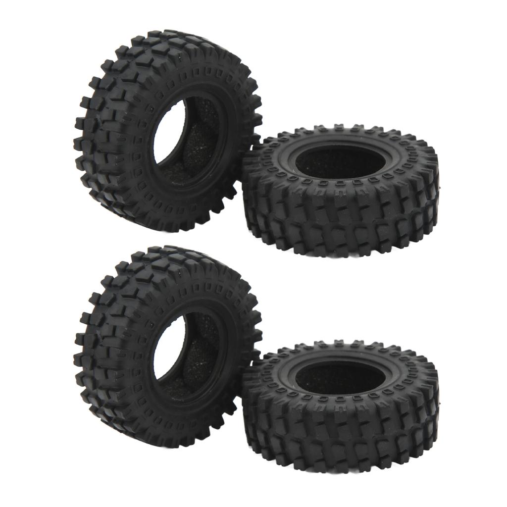 4 шт. RC Слики 1,25 дюйма Резиновые шины RC Аксессуары для AXIAL 124 SCX24 для FMS 124 FCX24