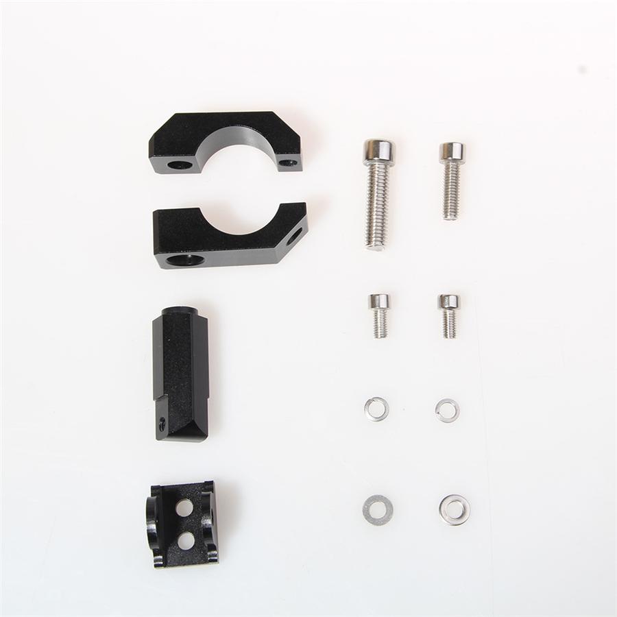 Motorbike Headlight Spot Light Handlebar Fork Mount Bracket Relocation Clamp CNC