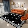 Моющийся напольный коврик для гостиной, большие ковры для украшения гостиной, ковры для спальни, современный домашний коврик для декора гостиной