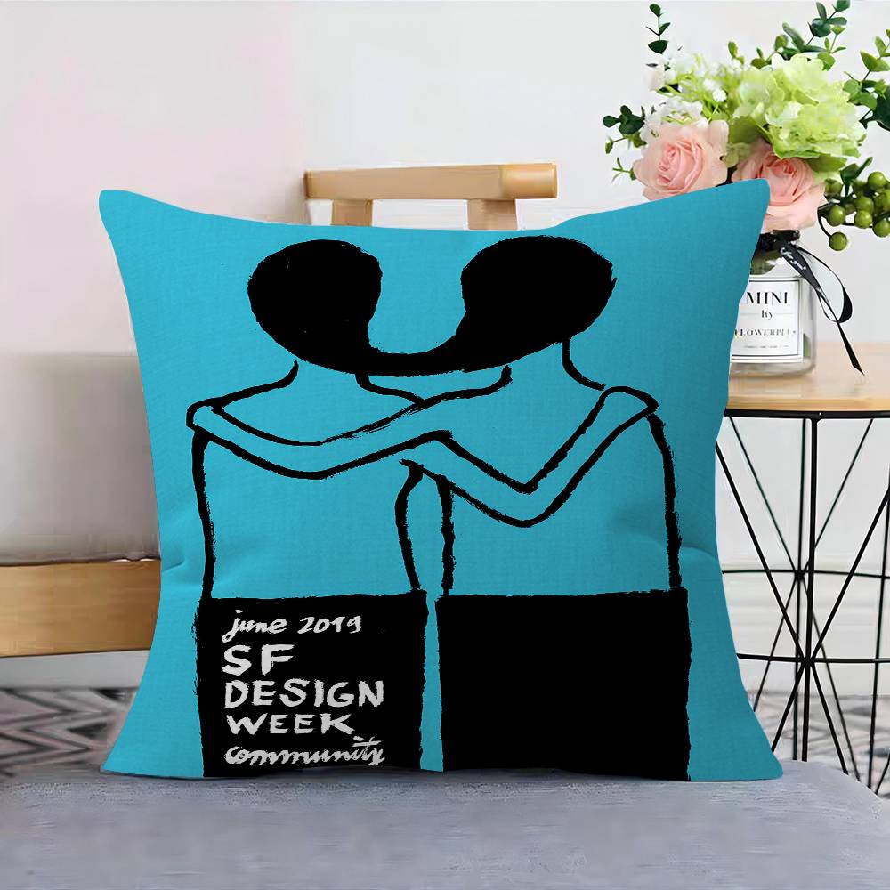 JJean Art Jullien Personalized Pillow Cover Kids Bedroom Wild Party Decor Pillowcase kid Birthday shower Gift