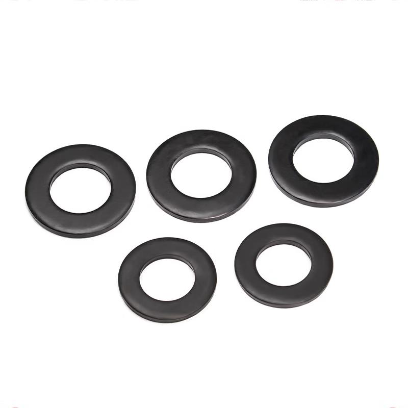 Black Silicone Flat Washer