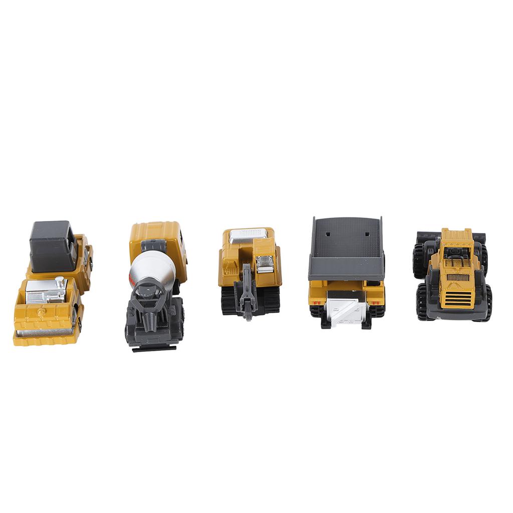 6pcs 1:64 Construction Vehicle Toy Mini Decoration Alloy Construction Vehicle Car for Children
