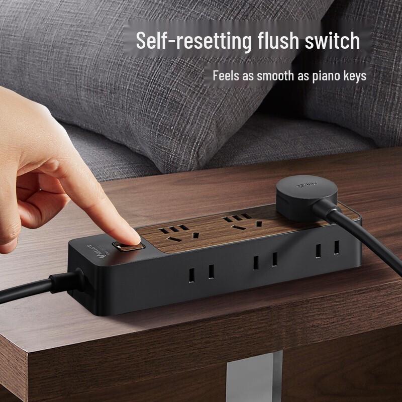 BULL GN-R1330 6-Outlet Power Strip with Master Switch