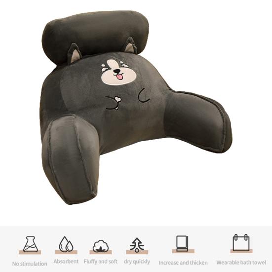 Мультяшная форма, подушка для поясничной поддержки, мягкая большая спинка, поясная подушка, подушка для спинки кровати, подушка для сиденья в общежитии