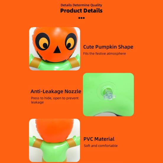 Надувное украшение на Хэллоуин Тыква Жуткая Гигантская Надувная Фигура с Головой Тыквы для Газона Двора Вечеринки Сада Уличного Украшения