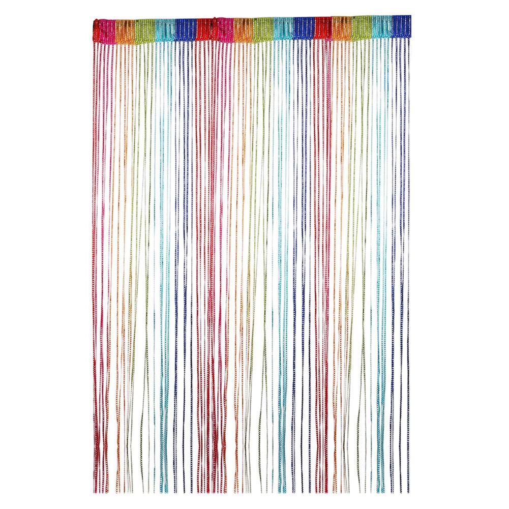 100cm X 200cm Silver Ribbon Thread Fringe Hanging Home Tassel Screen Door Divider for Wedding Party Hotel Living Room Restaurant