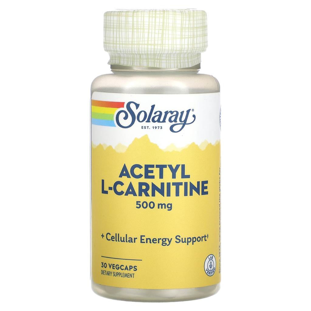 Acetyl L-Carnitine, 500Mg, 30 Veggie Caps