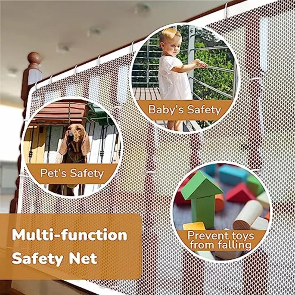 Прочная защитная сетка для лестницы, удобная безопасная сетка для балкона, защитная сетка для детей, защитное ограждение для пруда