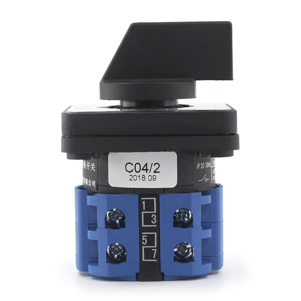 Durable 4 Terminals 380V 20A LW26-20/2 ON/OFF Rotary Cam Switch 2 Position