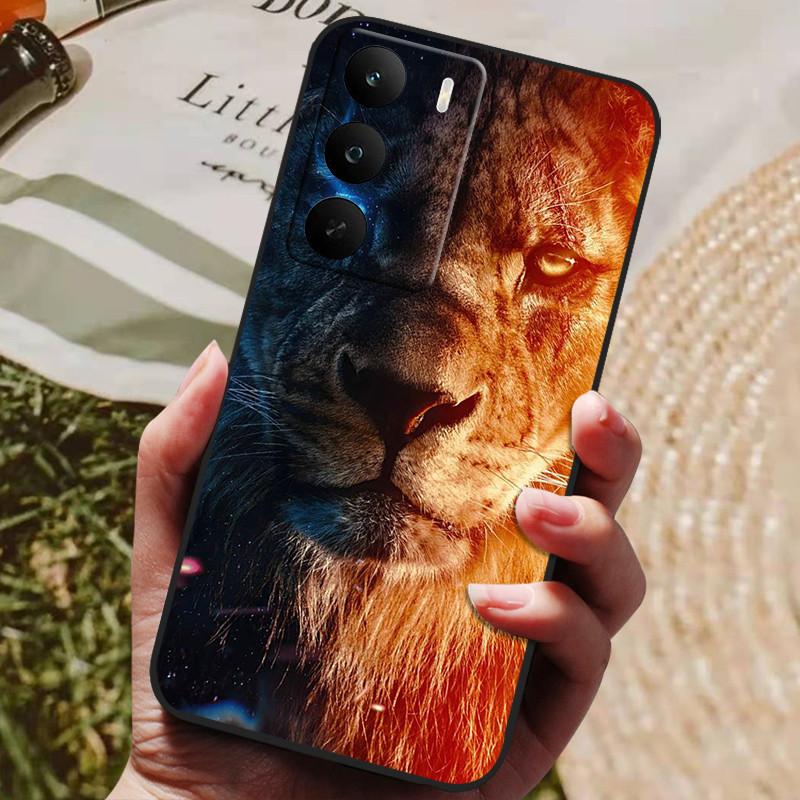 Чехол для OPPO Realme C71 Мягкий силикон Роскошный ударопрочный чехол для Realme C73 ТПУ Чехол Милый кот Funda Оболочка RealmeC71 4G Глобальный